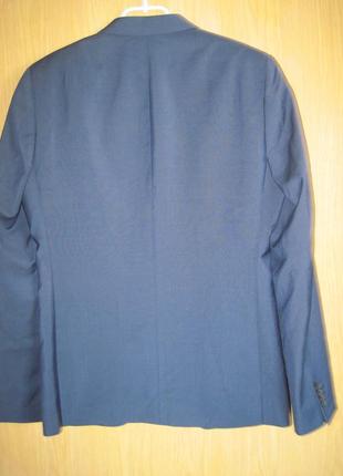 .новый синий пиджак " s.oliwer " w36 long шерсть 100% (дефект)5 фото