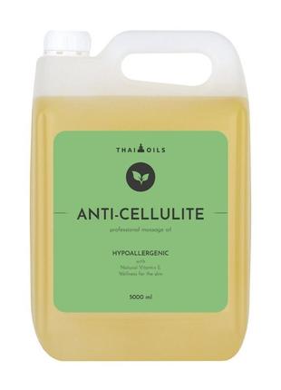 Профессиональное массажное масло «anti-cellulite» антицеллюлитное 5л. подходит для аппаратного массажа.