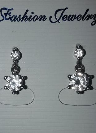 Новые серьги с камнями