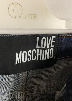 Джинсы с принтом love moschino6 фото