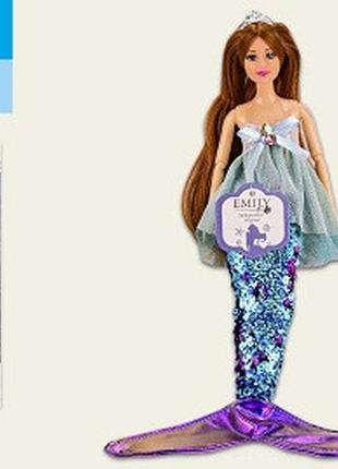 Kmqj092c кукла emily игрушка русалка с аксессуарами, размер куклы 29 см, коробка 25,8*6,5*32,5 см