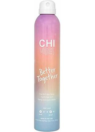 Лак-фіксатор у формі емульсії chi vibes better together dual mis 296мл1 фото