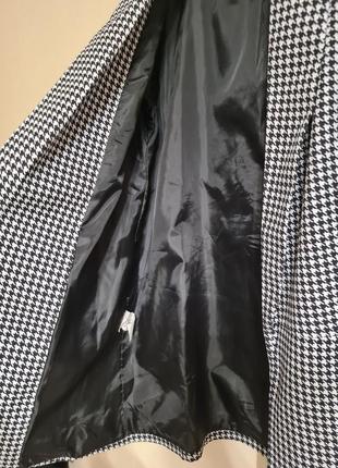Стильный пиджак жакет блейзер от boohoo гусиная лапка6 фото