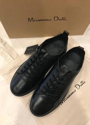 Кроссовки кожаные massimo dutti2 фото