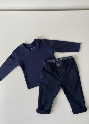 Набір: кофта і штани next 6-9 міс 74 см для хлопчика2 фото