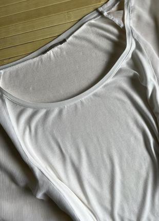 🕊нежная белосенька блуза8 фото