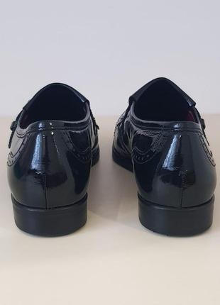 Лаковые туфли ботиночки gabor натуральная кожа в состоянии новых сток8 фото