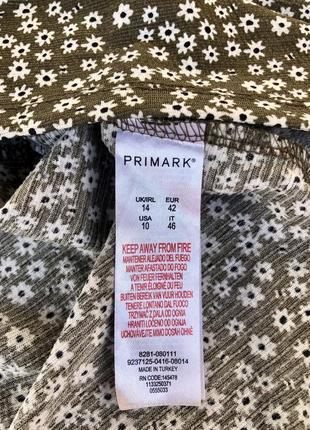Платье primark ярусное платье цветочный принт 5