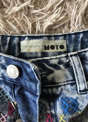 Джинсові шорти topshop moto4 фото