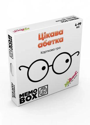 Настільна гра joyband memobox цікава абетка, mb0003