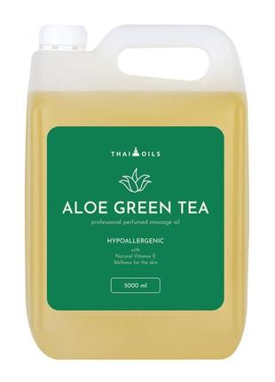 Професійна масажна олія «aloe green tea» 5000 ml