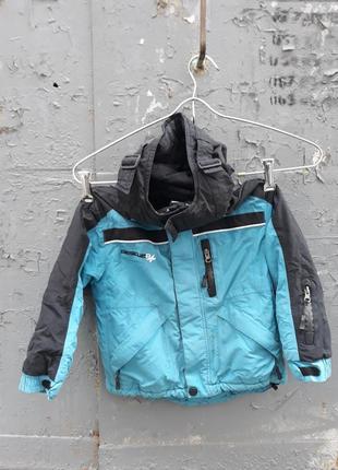 Демисезонная весенняя куртка для мальчика детская синяя ветровка