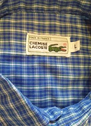 Легка натуральна сорочка lacoste5 фото