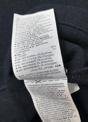 Мужская черная хлопоквая футболка поло тенниска gap гэп. размер l xl9 фото