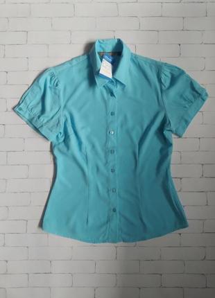Женская голубая блузка skopes business boutique elixir