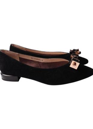 Туфли женские lady marcia черные натуральная замша, 37