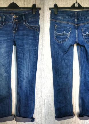 Ltb denim женские синие джинсы с потертостями облегающие2 фото