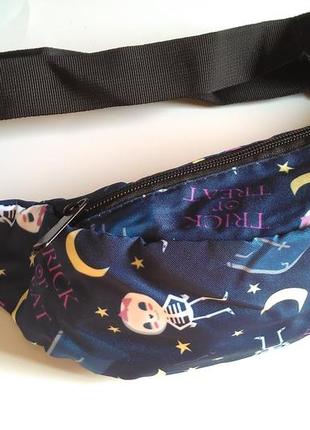 Новая классная бананка, сумка на пояс, поясная сумка хэллоуин скелеты черепа