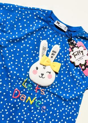 Футболка для девочек 2, 4, 5 лет туруччица