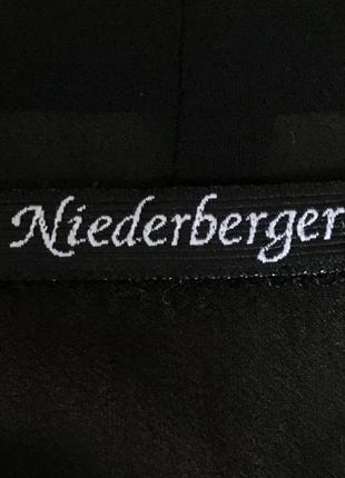 Niederberger, чудесная, женская туника, блуза, чёрная.9 фото