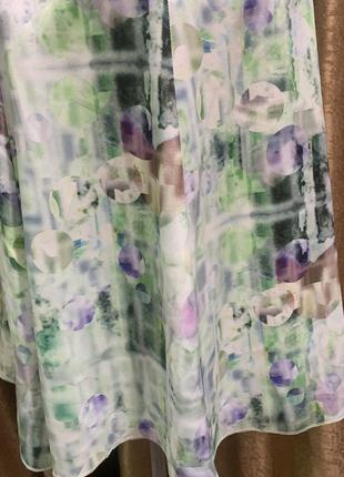 Легкая летняя нежная юбка с геометрическим разноцветным принтом apanage collection размер 2x5 фото