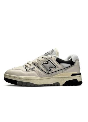 Женские кроссовки new balance 550 white black summer