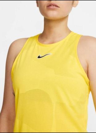 Майка nike court tank melbourne tank тенісна футболка нова оригінал спортивна форма3 фото