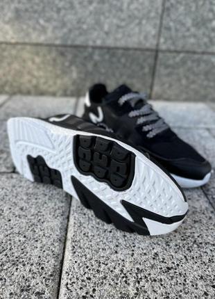 Мужские кроссовки adidas nite jogger black white 41-44-455 фото