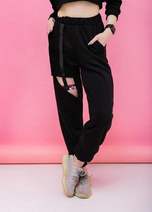 Брюки женские черные “loop”