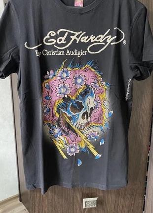 Ed hardy by christian audigier мужская футболка2 фото