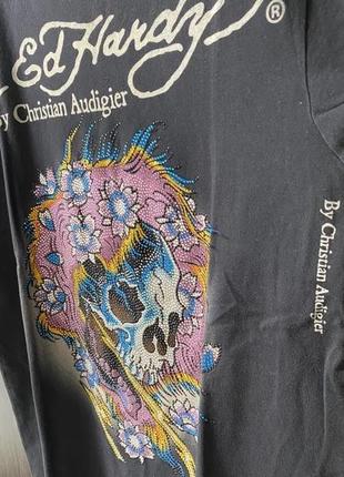 Ed hardy by christian audigier мужская футболка3 фото