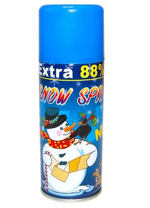 Снег искусственный snow spray (250 мл) синий