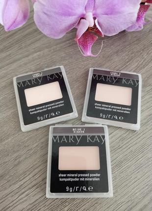 Компактная минеральная пудра mary kay мери кей