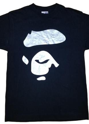 Оригинальная bape x nigo foil ape face tee