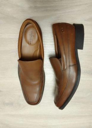 Натур. кожаные туфли мокасины лоферы