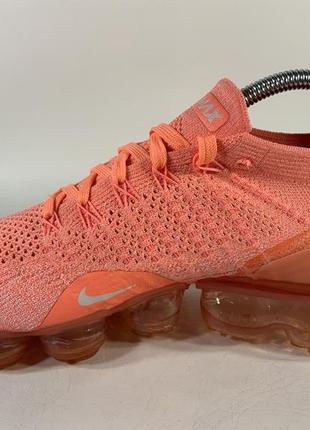 Nike air vapormax flyknit crimson pulse pink3 фото