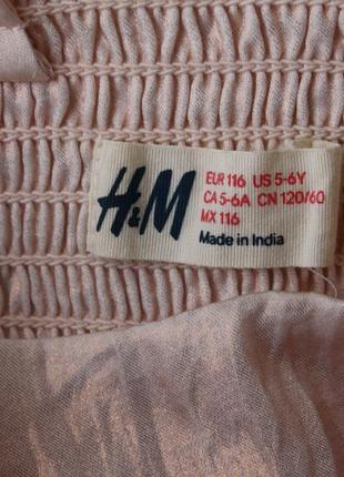 Нарядное плтье h&m на рост 116 см3 фото