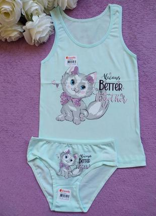Комплект майка и трусики 2/3 донелла donella