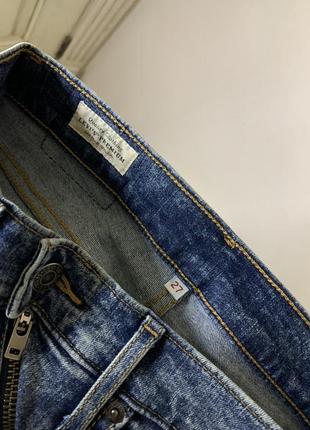 Вузькі джинси з високою посадкою і зовнішньою блискавкою 💙4 фото