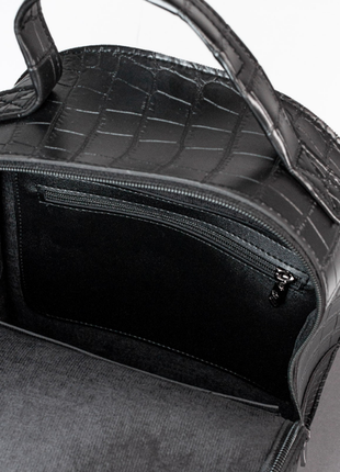 Городской рюкзак-сумка с тисненной фактурой питон классика3 фото