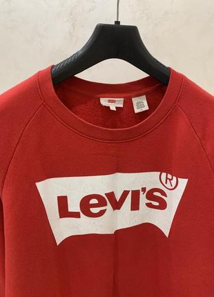Джемпер свитер levis levi’s мужской красный свитшот2 фото