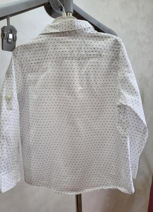 Рубашка zara зара, рубашка, 3-4 года, 104 размер.3 фото