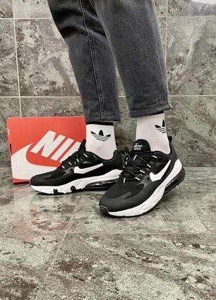 Кросівки nike air max 270 react (чорні)