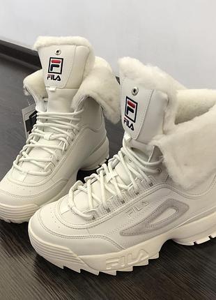Зимові чоботи черевики кросівки fila disraptor оригінал