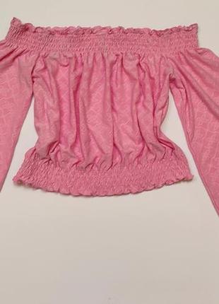 Блузка рожева2 фото