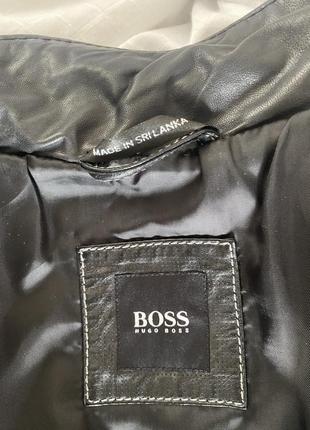 Hugo boss кожана куртка оригінал5 фото