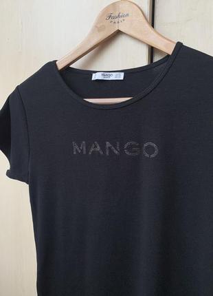 Базовая черная футболка от mango2 фото
