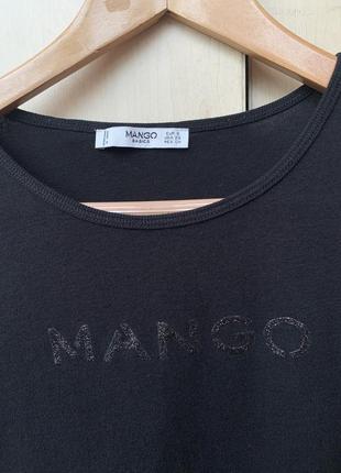 Базовая черная футболка от mango4 фото