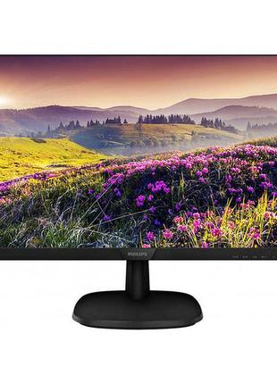 Монітор philips black 21.5" 223v7qsb/62 1920х1080, 250 кд/м2, 5 мс для пк