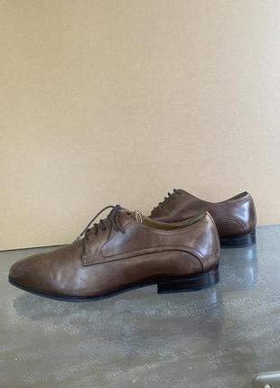 Кожаные туфли, оксфорды marks & spencer1 фото